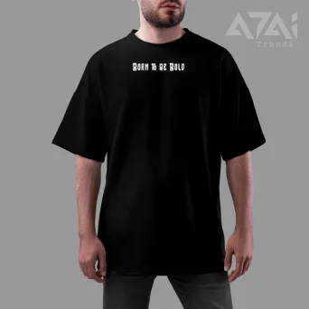 TIGER -Born To Be Bold | Graphic Tee | Oversized half sleeve