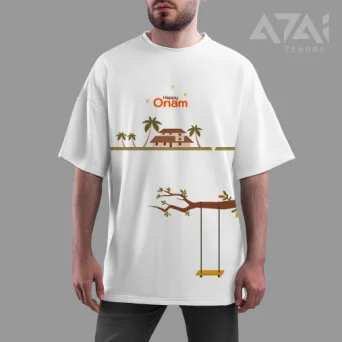 Onam Graphic T-Shirt | Kerala Festival Oversized Tee